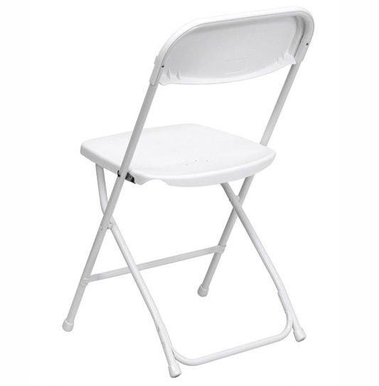 White Folding Chair - Image 3