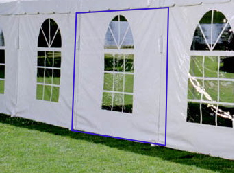 Tent Sidewalls - 10' Window Tent Side