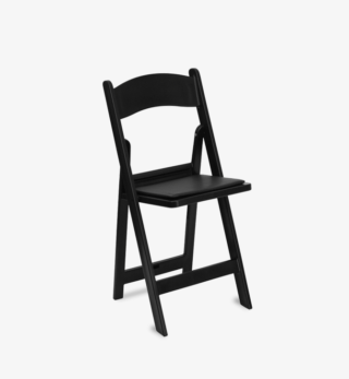 Black Resin Chair Rentals Atlanta