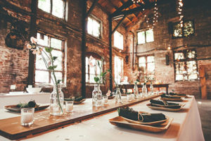 8 ft tables to estate table rentals Luxe on a Practical Wedding