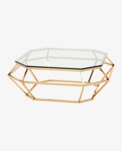Gold Diamond Coffee Table Rental