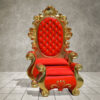Santa Throne and Footstool