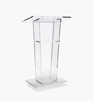Deluxe Clear Podium Rentals from RENTALRY