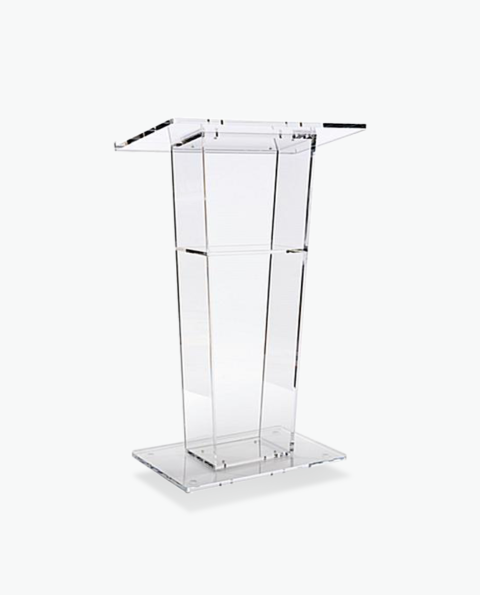 Deluxe Clear Podium Rentals from RENTALRY