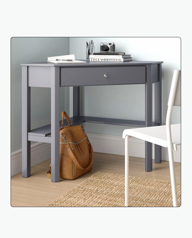 allery Corner Desk Rental Office, Bedroom Office Storage Desk Corner Desk Rentals by Rentalry Real Estate Staging