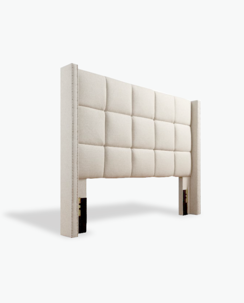 Upholstered Headboard Image for Home Staging- - Monthly Home Furniture Rental