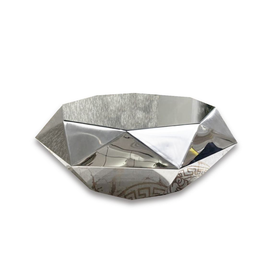 Product image for Silver Gemstone Diamond Coffee Table