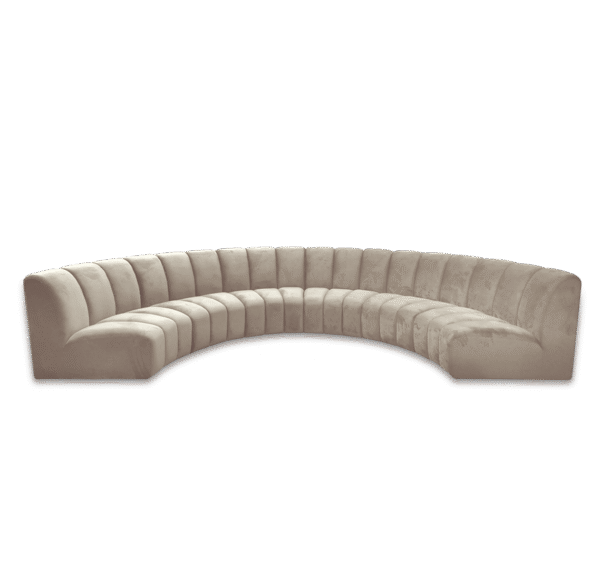 St. Tropez Beige Infinity Sectional Rental Atlanta Party Rentals
